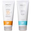 GreenPeople Green People Edelweiss SPF15 Crema Solare e Doposole - Naturale, Biologica con Acceleratore di Abbronzatura - Non Comedogenica, Sicura per la Barriera Corallina - 2x200ml