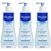 Mustela - Acqua detergente senza risciacquo, per pelli normali, 500 ml (Confezione da 3)