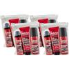 FEI FAN Busta Set Da Viaggio: Schiuma Da Barba Idratante, Con Olio Di Avocado e Prebiotico 50ml, Gel Doccia Shampoo Rivitalizzante Ginseng 50ml, Deodorante Ylang-Ylang 50ml (4 Buste)
