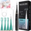 Eeiiey Sonosparkle SonoSparkle - Spazzolino portatile per la pulizia dei denti, per la pulizia dei denti, 31.000 vibrazioni al minuto, livello 6 impermeabile, con 3 spazzole (verde)