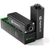 DigitalLife HumBlock-Pro Isolatore di Massa 6,35 mm, Metallo F-F, 2 Pezzo | Eliminatore di Ronzio Audio a Canale Singolo per Casa e Studio, Non Adatto a Microfoni Phantom P24/P48, GLI-635