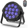 HOLDLAMP 14 x 6 RGBW LED Par Luce da palcoscenico con telecomando e attivazione del suono, DMX 4/8 CH LED Par Faro per DJ Bar KTV Disco Compleanno Festa