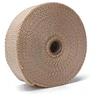 RETHPA Bende Benda Termica,Nastro Isolante Termico MOTORE UNIVERSAL MOTORCYCLUSCUSTIBLE Turbo Collettore di scarico termico TERMIC TAPPA AVUTTORE TERMICA PARACCIA IN AUTO 1,5 MM * 25mm * 5M (Color : Beige)