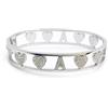AB-GLOBAL Srl Bracciale Lettera A Rigido Argento Linea ABC MyLovly