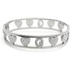 AB-GLOBAL Srl Bracciale Lettera G Rigido Argento Linea ABC MyLovly