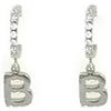 AB-GLOBAL Srl Orecchini Lettera B Argento Linea ABC MyLovly