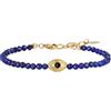 COAI Bracciale Pietre Naturali da Donna con Charm Occhio Turco, Bracciale Perline Lapislazzuli da Donna con Amuleto Malocchio