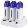 Nynelly Tripla scalda cera Roll on Depilazione Epilatore professionale roll on Dispositivo cartucce cera depilazione