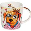 Maxwell & Williams - Tazza con mucca Betsy, in porcellana, multicolore, Porcellana, Posey (Dog)