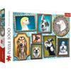 Trefl-Cani Felici 1000 Elementi, Qualità Premium, per Adulti e Bambini da 12 anni Puzzle, Colore, Fröhliche Hunde