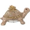 Alexandra House Living Figura decorativa marrone dorato acrilico plastica melammina tartaruga