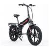 RANDRIDE YX20M Bicicletta elettrica pieghevole con sospensione completa 20 Fat Tire E Bike con batteria al litio rimovibile da 48 V 17 Ah e doppi freni a disco