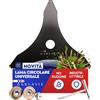 GARLAVIE Lama Decespugliatore a 3 Lame - Lama per rovi Robusta per Decespugliatori - accessori decespugliatore a scoppio