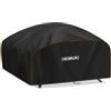 HEIMUNI Copertura per Barbecue 84x60x32cm, Telo Copri Barbecue Esterno per Weber Q200/Q220/Q240/Q2000 Serie, Copribarbecue da Esterno Impermeabile Copri BBQ Anti Pioggia Polvere Sole Neve Tessuto