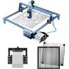 SCULPFUN S9 Macchina per Incisione Con Air Assist, Tavolo a Nido d'Ape, Taglio 90 W, Incisione per Legno Metallizzato, Protezione Occhi, Messa a Fuoco 0,08 mm, 410 x