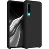 kwmobile Cover per Huawei P30 Custodia - Back Case per Smartphone in Silicone TPU - Protezione Gommata - nero