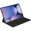Samsung Book Cover Keyboard Slim Custodia per tablet con tastiera per Galaxy Tab S9 Ultra | Tab S10 Ultra, Nero
