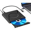 PHIXERO Masterizzatore DVD 3D Blu-ray portatile, USB 3.0 con unità Blu-ray Ultra