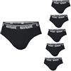 Navigare Set 6 Paia Slip / Boxer Uomo NAVIGARE Cotone Bielastico Assortito ( 6 Slip Nero - 7 / XXL)