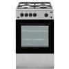 Beko PRONTA CONSEGNA - SPEDIZIONE IMMEDIATA Cucina a Gas Forno a Gas 4 Fuochi 50 x 50 cm Silver Beko CSG42011FS