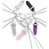 JSDDE Collana con Ciondolo Esagonale, 5 Pezzi Ciondolo Cuore Puzzle Personalizzato con Nome, Ciondolo Amicizia BFF in Acciaio Inox per Migliori Amiche Donna Ragazza