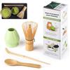 Admygo Matcha Kit 4 pezzi Matcha Set, Kit Matcha, include frusta Matcha in bambù, cucchiaio tradizionale, cucchiaio da tè, supporto per frusta Matcha, il set perfetto per preparare una tazza, verde