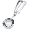 Tiiyee Paletta per Biscotti, Cucchiaino Biscotti Gelato in Acciaio Inossidabile con Rilascio a Grilletto Inox Cucchiaio Porzionatori Da Porzionatore Dosatore Torte Impasto Melone Palette la Frutta (6CM)