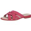 CAPRICE Ciabatte da donna in pelle estive, metallico (Platin Metal.), 39 EU