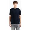 Armani Exchange per uomo. [8NZM5CZM3JZ1510] Maglione lavorato a maglia blu navy, Casual, Cotone, Manica corta