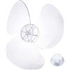 MISUVRSE Ventilatore da pavimento da 40 cm da 40 cm per ventilatore da tavolo a piedistallo accessori universali ventilatore di ricambio ventilatore da pavimento da 16 pollici bianco per ventilatore