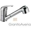 Apell Miscelatore Monocomando da Cucina canna bassa con Doccetta Estraibile Granito Avena Apell APL20DCGO
