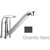 Apell Miscelatore Monocomando da Cucina canna bassa Granito Nero Apell APL4070GB