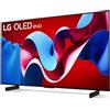 LG Oled42C44LA Televisione Smart TV 42 Pollici Oled Evo 4K Serie C4 Dolby Vision"