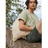 Westford Mill Sacca zaino realizzata in 100% cotone riciclato GRS personalizzate o neutre