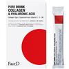 FACED Integratori Pure Drink Collagen & Hyaluronic Acid 30x15ml - Integratore Pelle