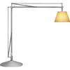 Flos - Lampada da terra ad arco Superarchimoon - Grigio - Tessuto - Designer Philippe Starck