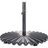 BUSINESS & PLEASURE - Base da ombrellone Parasol - Nero - Acciaio al carbonio
