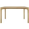 Ethnicraft - Tavolo rettangolare PI - Legno naturale - Massello di quercia oliato - Designer Alain van Havre
