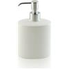Bottiglioni Catalogo Generale Dispenser - dosatore di sapone ovale da appoggio in ceramica e ottone cromato - accessori bagno, colore bianco