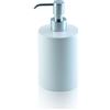 Bottiglioni Catalogo Generale Dispenser - dosatore di sapone liquido da appoggio in ceramica e ottone cromato - accessori bagno, colore bianco