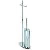 Bottiglioni Piantana bagno water in ottone cromato design ovale - piantana bagno