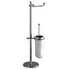 Bottiglioni Piantana bagno water in ottone cromato con componenti orientabili - piantana bagno