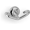 Bottiglioni Appendi abito da bagno linea dance in ottone cromato - accessori bagno