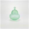 Bottiglioni Outlet Bagno Outlet bagno - porta oggetti vetro - accessori bagno - oggettistica bagno, colore oggettistica bagno oggettistica bagno vetro verde satinato