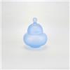 Bottiglioni Outlet Bagno Outlet bagno - porta oggetti vetro - accessori bagno - oggettistica bagno, colore oggettistica bagno oggettistica bagno vetro blu satinato