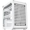 Cooler Master Qube 500 Flatpack - Case PC Mid-Tower ATX, modulare, 1 ventola posteriore nera SF preinstallata 120mm, supporto GPU verticale, supporta scheda madre EATX e doppi radiatori 280mm - Bianco