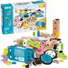 BRIO Builder 34591 Motor-Konstruktionsset 120 tlg. - Umfangreiches Set mit Motor zum Konstruieren von Hubschraubern, Autos und weiteren beweglichen Objekten im BRIO Builder Konstruktionssystem