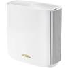 ASUS ZenWiFi XT8 sistema Mesh Wi-Fi 6 tri-band AX6600, 4+ camere, 6.6 gbps, 3 ssid, Internet security e controllo genitori incluso a vita, porta 2.5g, 1 pezzo, bianco