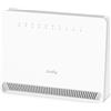 CUDY 793678 Router Wi-Fi 4G N300 con Voce, LT400V Bianco