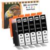 LOSMANN D&C 5x Nero Compatibili Cartucce d'inchiostro Sostituzione per HP 364 364XL BK per Photosmart 5510 5520 5522 6520 7520 6510 B010 B109a D5460 B110A Officejet 4620 4622 Deskjet 3520 3070A